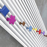 Color Hangups - Moderne TRC Bademantelhaken für vertikale Röhrenheizungen | Radiamo