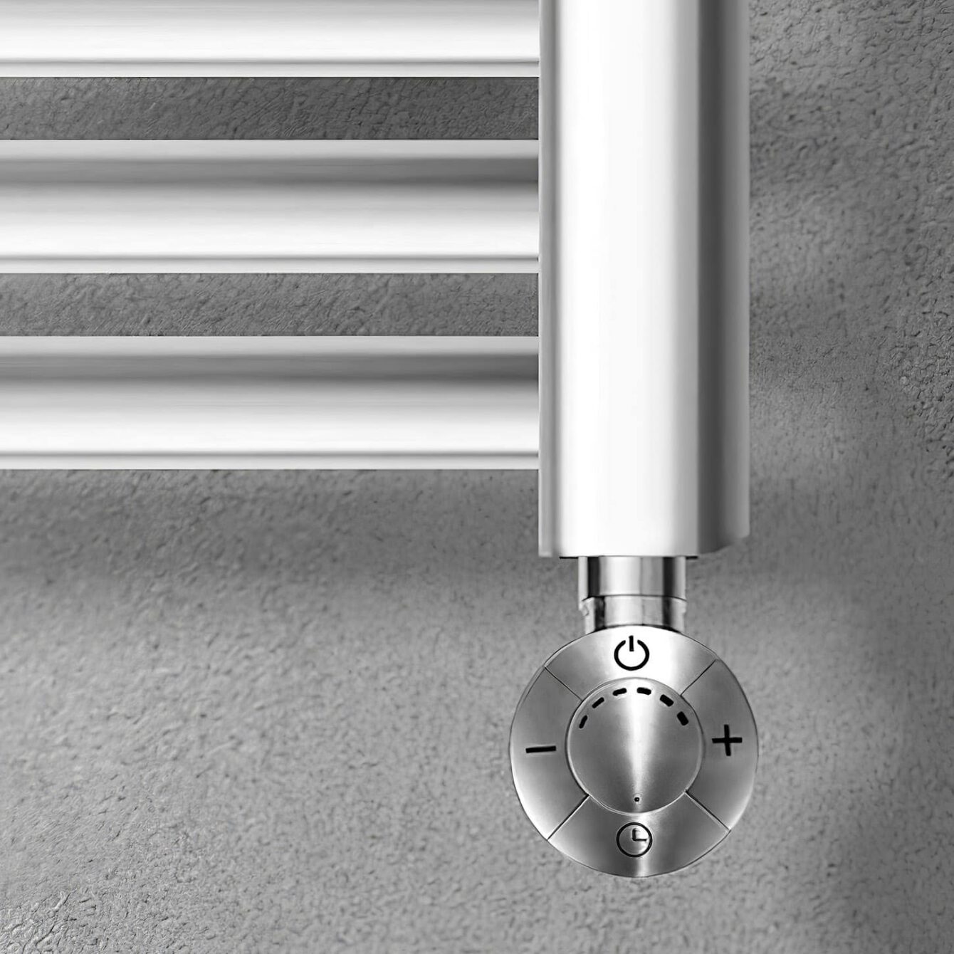 Comfort Plus (H1) - Moderner CALEIDO Thermostat (inkl. Heizstab) für elektrische Handtuchwärmer | Radiamo