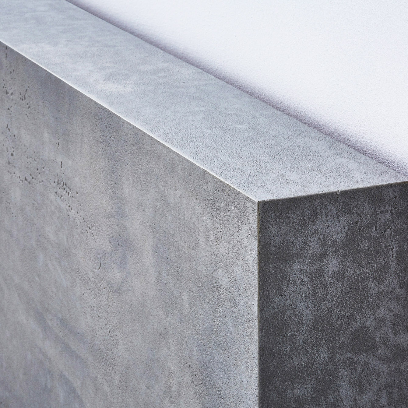Concrete - Exklusives ESKIMO Aluminium-Heizpaneel (Single/Double) mit Beton-Furnier | Radiamo