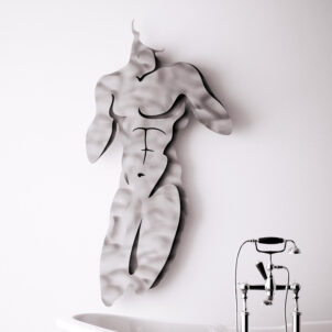 David - Skulpturales HOTECH Heizpaneel aus Aluminium | Radiamo