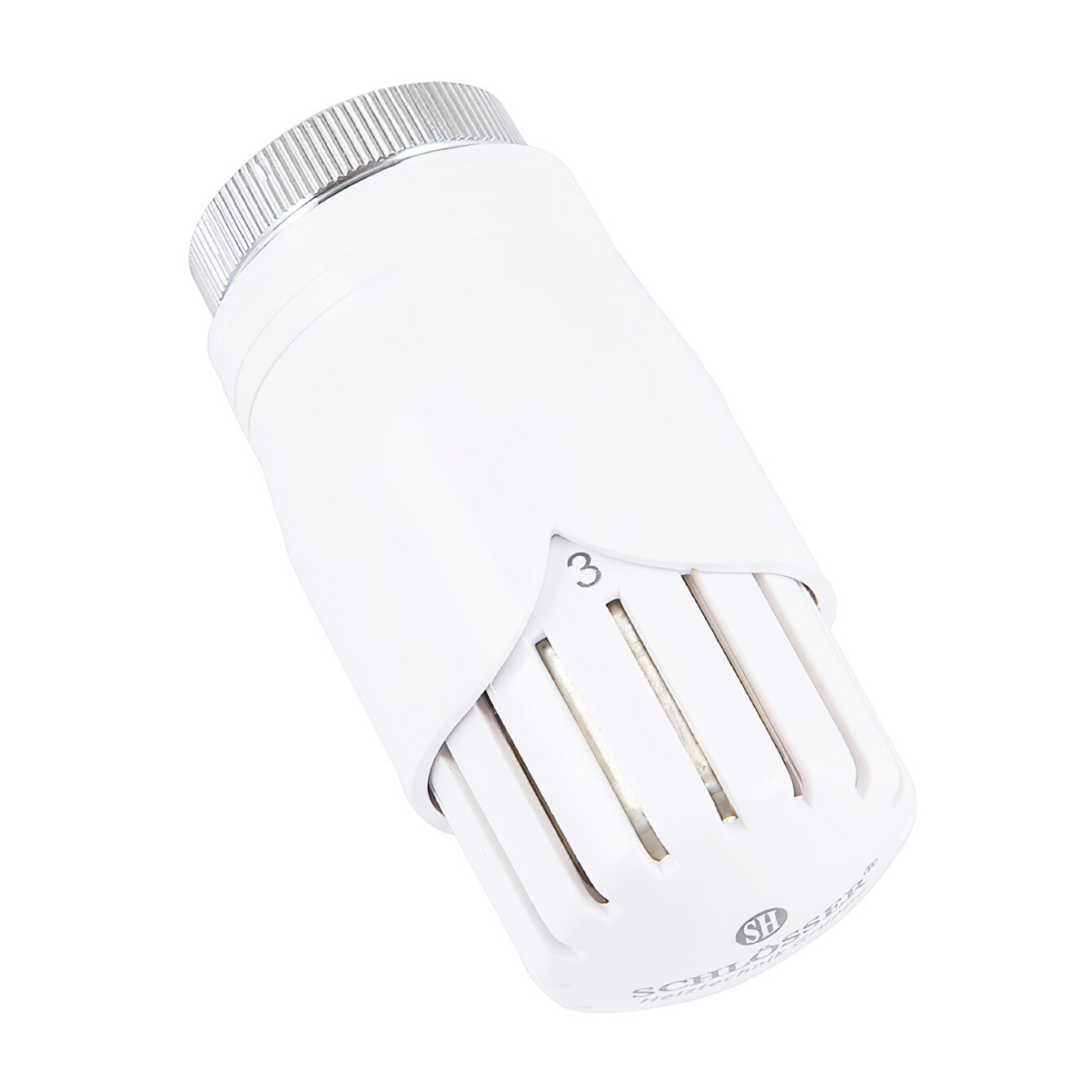 Duo Plex Mini (D) - Stilvoller SCHLÖSSER Thermostat (50mm Mittelanschluss) aus Messing | Radiamo