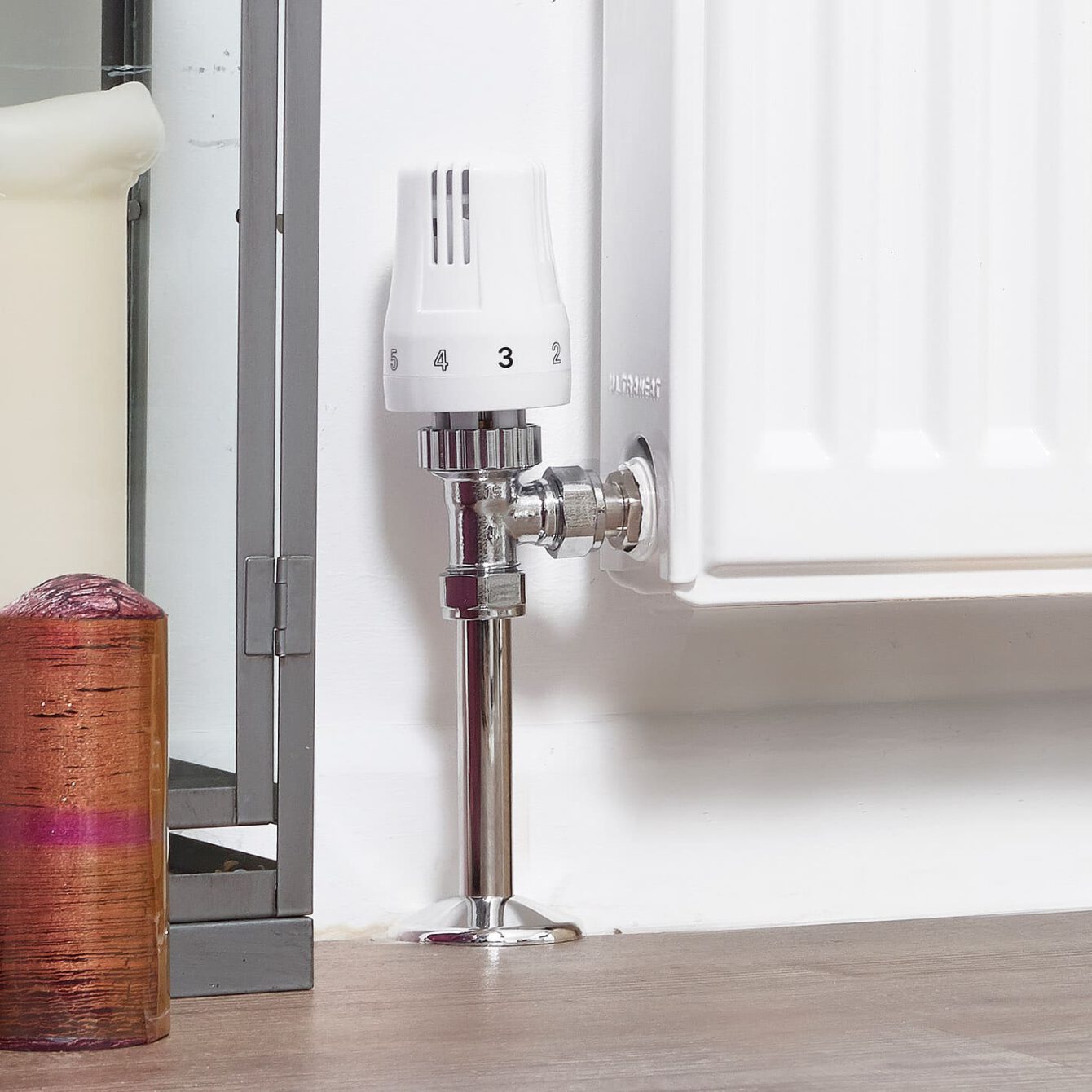 Eco - Moderner ULTRAHEAT Thermostat (Vor- & Rücklauf) inkl. Thermostatkopf | Radiamo
