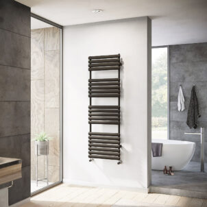 Ellipsis Towel - Raffinierter IRSAP Handtuchwärmer aus Stahl für Küche & Badezimmer | Radiamo