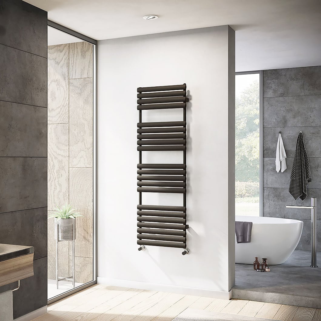 Ellipsis Towel - Raffinierter IRSAP Handtuchwärmer aus Stahl für Küche & Badezimmer | Radiamo