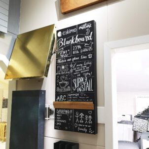 Blackboard (E) - Elektrische ESKIMO Tafelheizung für Küche, Flur & Gastronomie | Radiamo