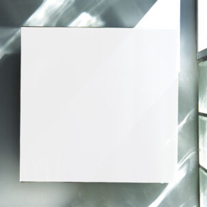 Outline White (E) - Elektrisches ESKIMO Heizpaneel (RAL 9016/weiß) für Wohn- & Badraum | Radiamo