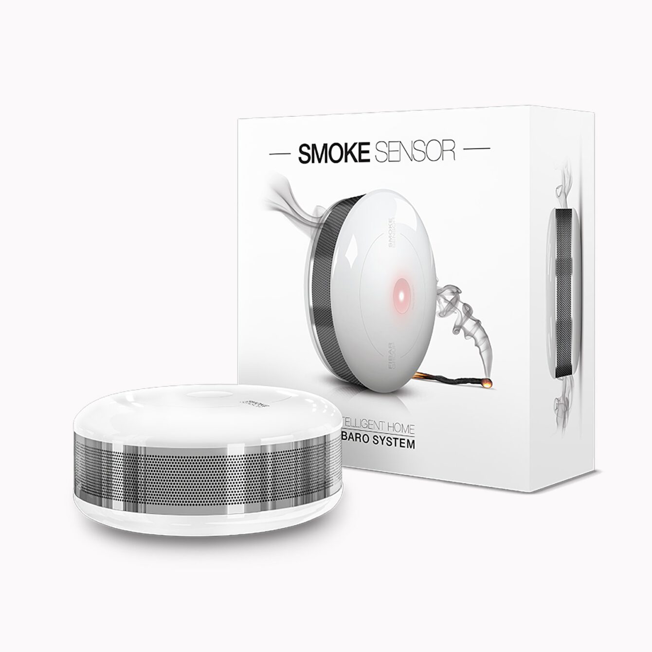 Smoke Sensor - Stilvoller, smarter Rauchmelder von Fibaro | Radiamo