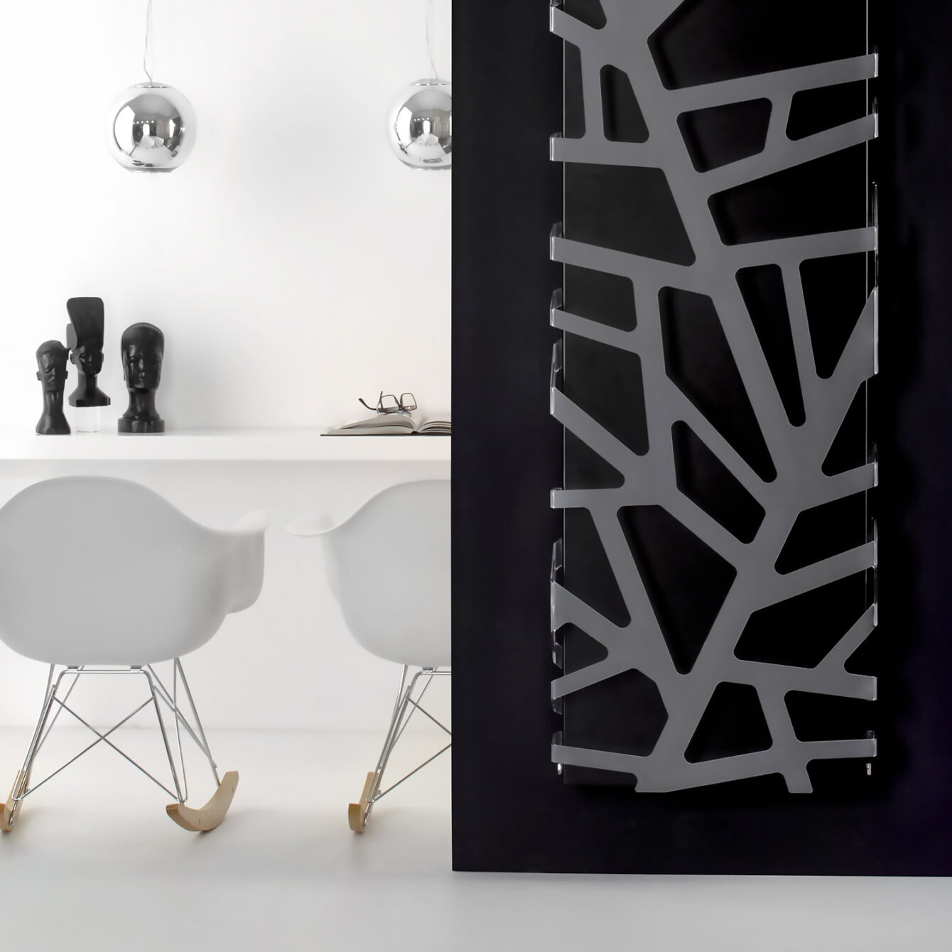Flora - Moderner CALEIDO Design-Heizkörper mit Acrylrahmen | Radiamo