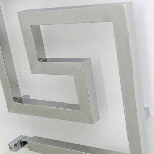 G-Type - Skulpturaler Edelstahl-Heizkörper (1200 x 490mm) von Aeon | Radiamo