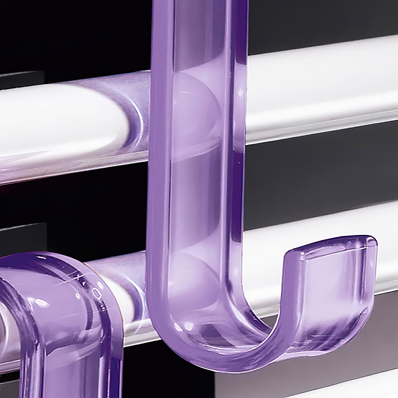 Merlino Color - Stilvoller GEDY Designer-Bademantelhaken (117 x 32mm) für Handtuchwärmer | Radiamo