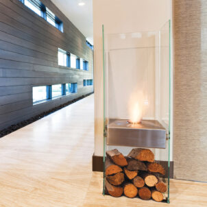 Ghost - Exquisiter Designkamin aus Glas mit modernem Bioethanol-Brenner | Radiamo