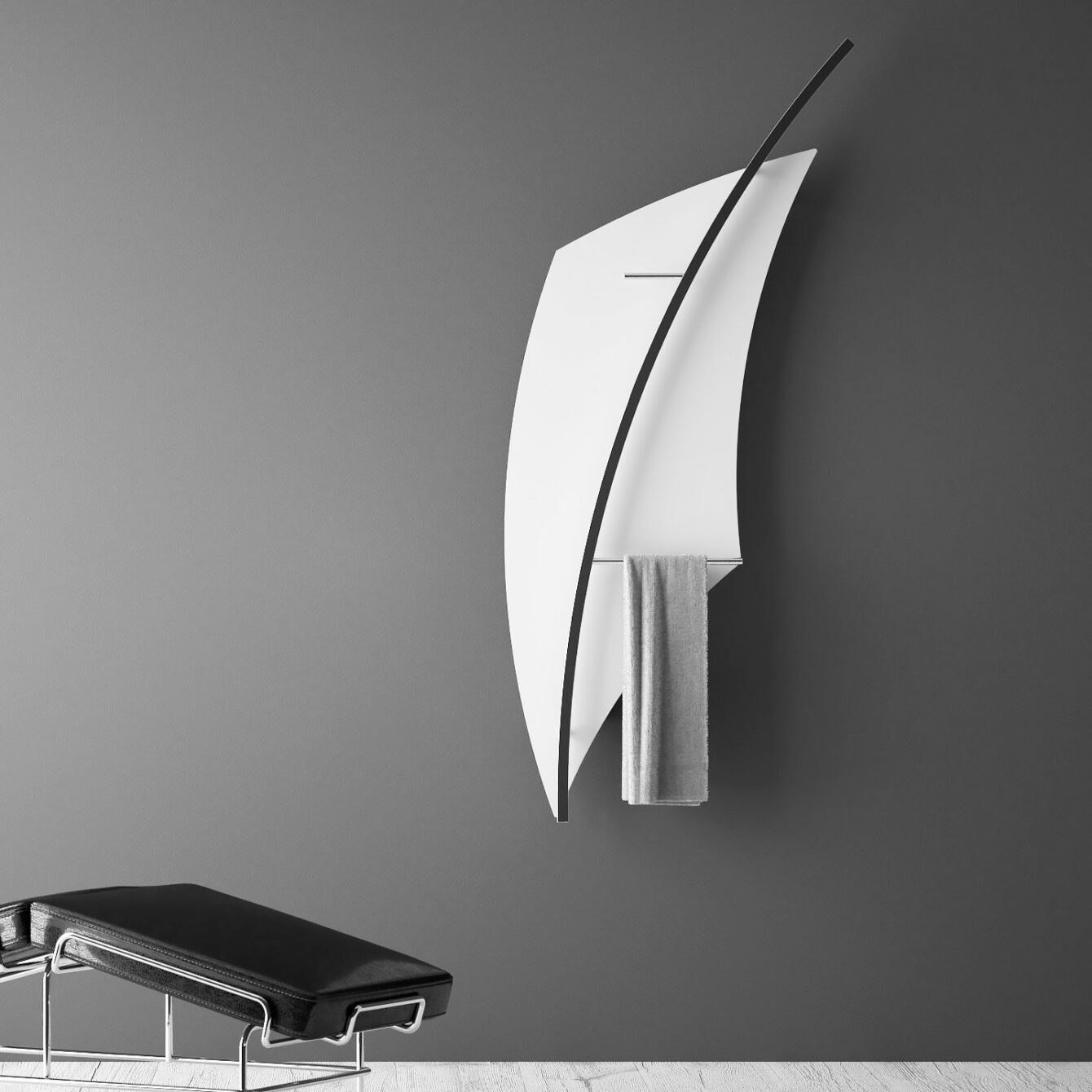 Grace - Moderner HOTECH Handtuchwärmer für stilvolle Bäder | Radiamo