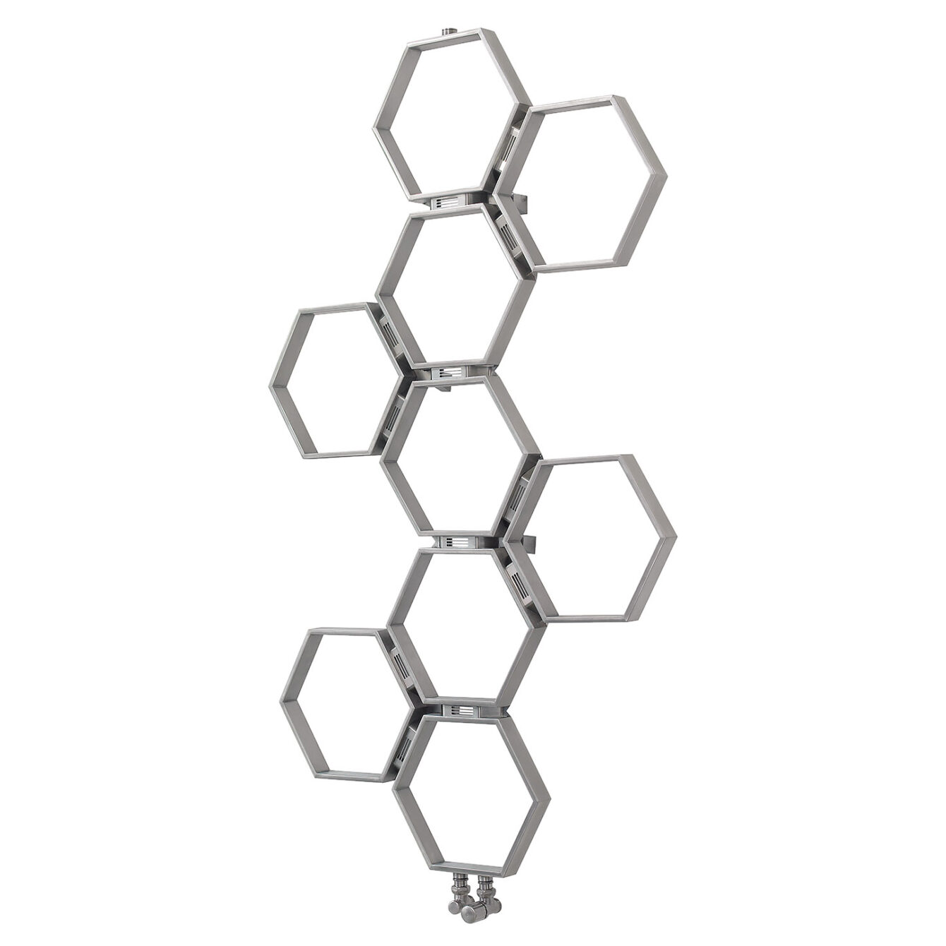 Honeycomb - Stilvolle AEON Heizkörper-Skulptur aus purem Edelstahl | Radiamo