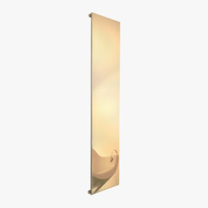 Ice Gold - Luxuriöses CALEIDO Edelstahl-Heizpaneel (1820 x 540mm) mit Gold-Finish | Radiamo