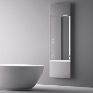 Ley - Moderne HOTECH Spiegelheizung für Bad- & Wohnraum | Radiamo