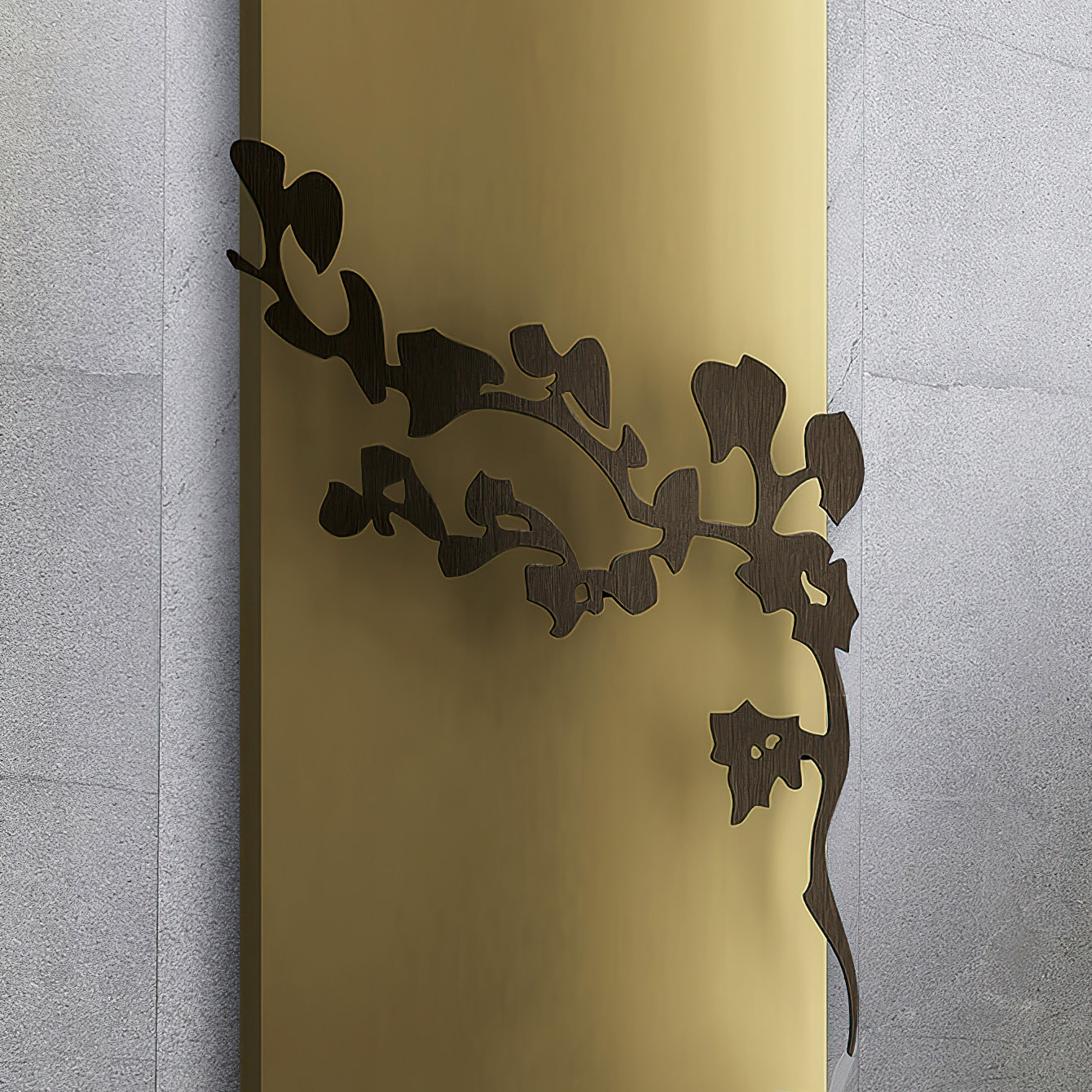 Yang Ribes - Stilvolles K8 Heizpaneel mit dekorativem Handtuchhalter | Radiamo