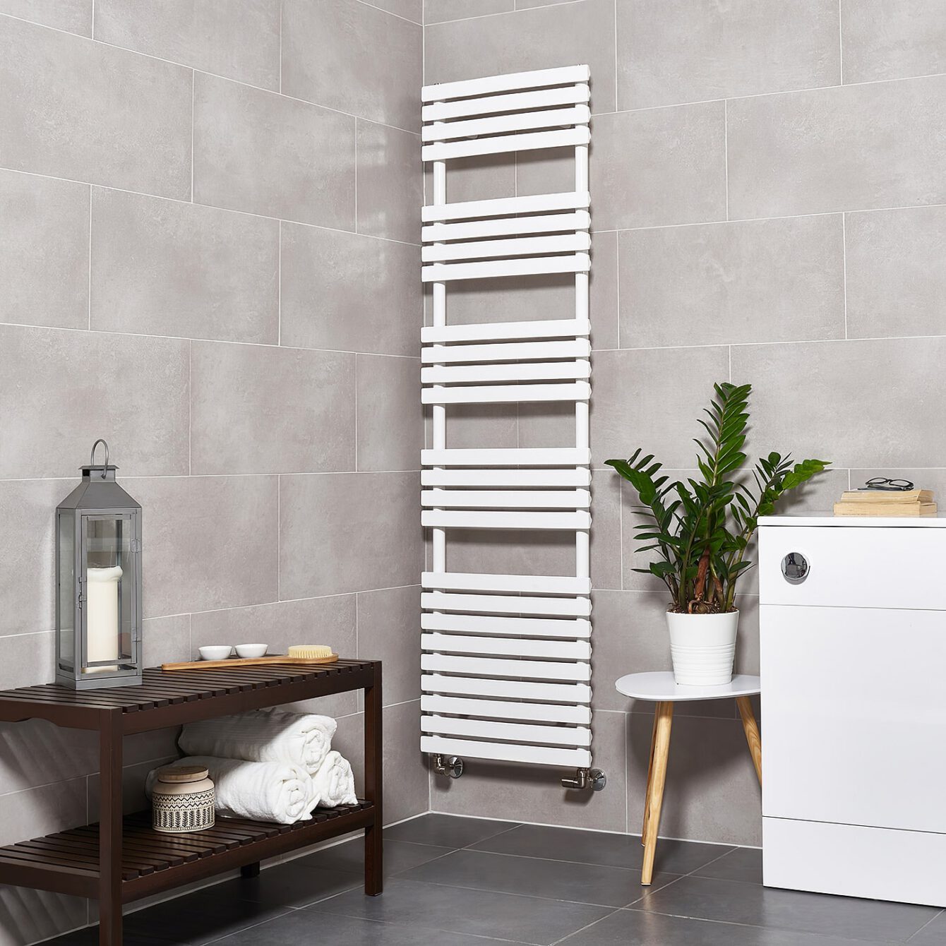 Poplar - Stilvoller ULTRAHEAT Handtuchwärmer für moderne Badezimmer | Radiamo