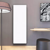 Reflex Bianco - Moderne K8 Infrarotheizung aus Glas inkl. Fernbedienung | Radiamo