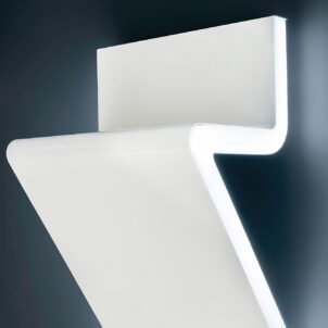 Tratto - Moderner IRSAP Handtuchwärmer mit LED-Beleuchtung | Radiamo