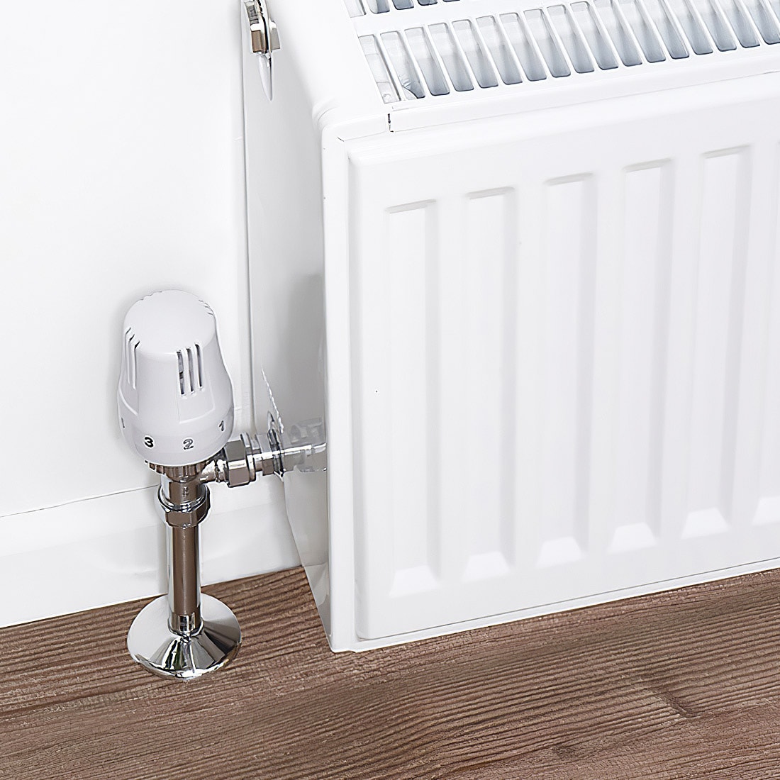 Eco - Moderner ULTRAHEAT Thermostat (Vor- & Rücklauf) inkl. Thermostatkopf | Radiamo