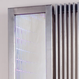 Venetian Infinity - Moderner AEON Heizkörper mit beleuchtetem Infinity-Spiegel | Radiamo
