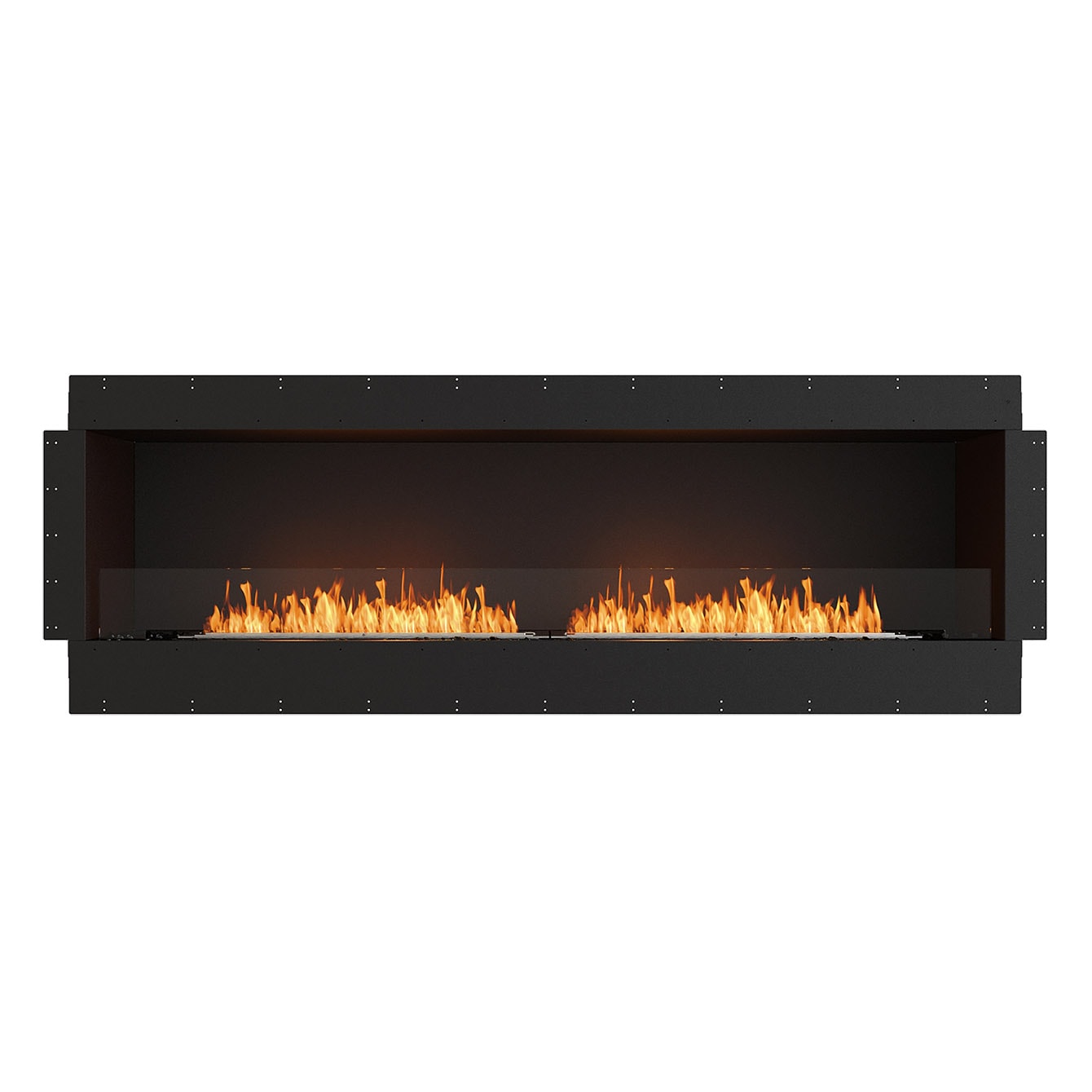 Flex S86 - Luxuriöser ECOSMART FIRE Einbaukamin mit doppelter Feuerlinie | Radiamo