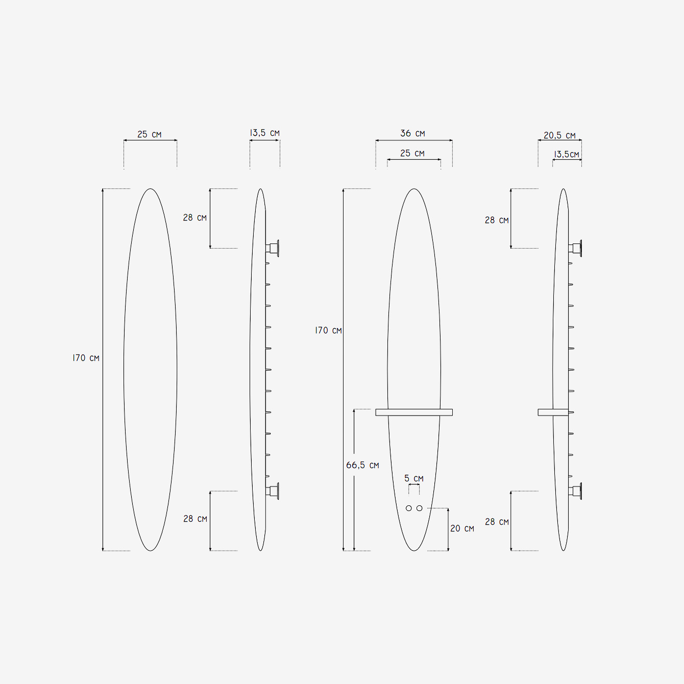 Blade Bath - Moderner ANTRAX IT Designer-Handtuchwärmer aus Aluminium | Radiamo