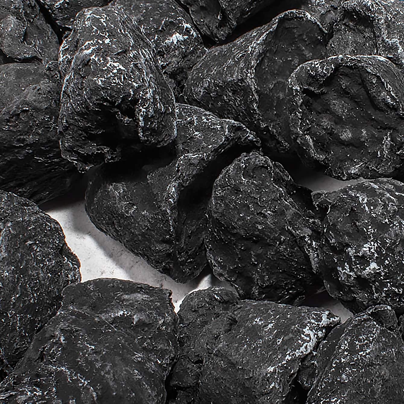 Andiron Black Coal - Schwarze ENHANCE A FIRE! Feuer-Kohle aus Keramikfaser | Radiamo