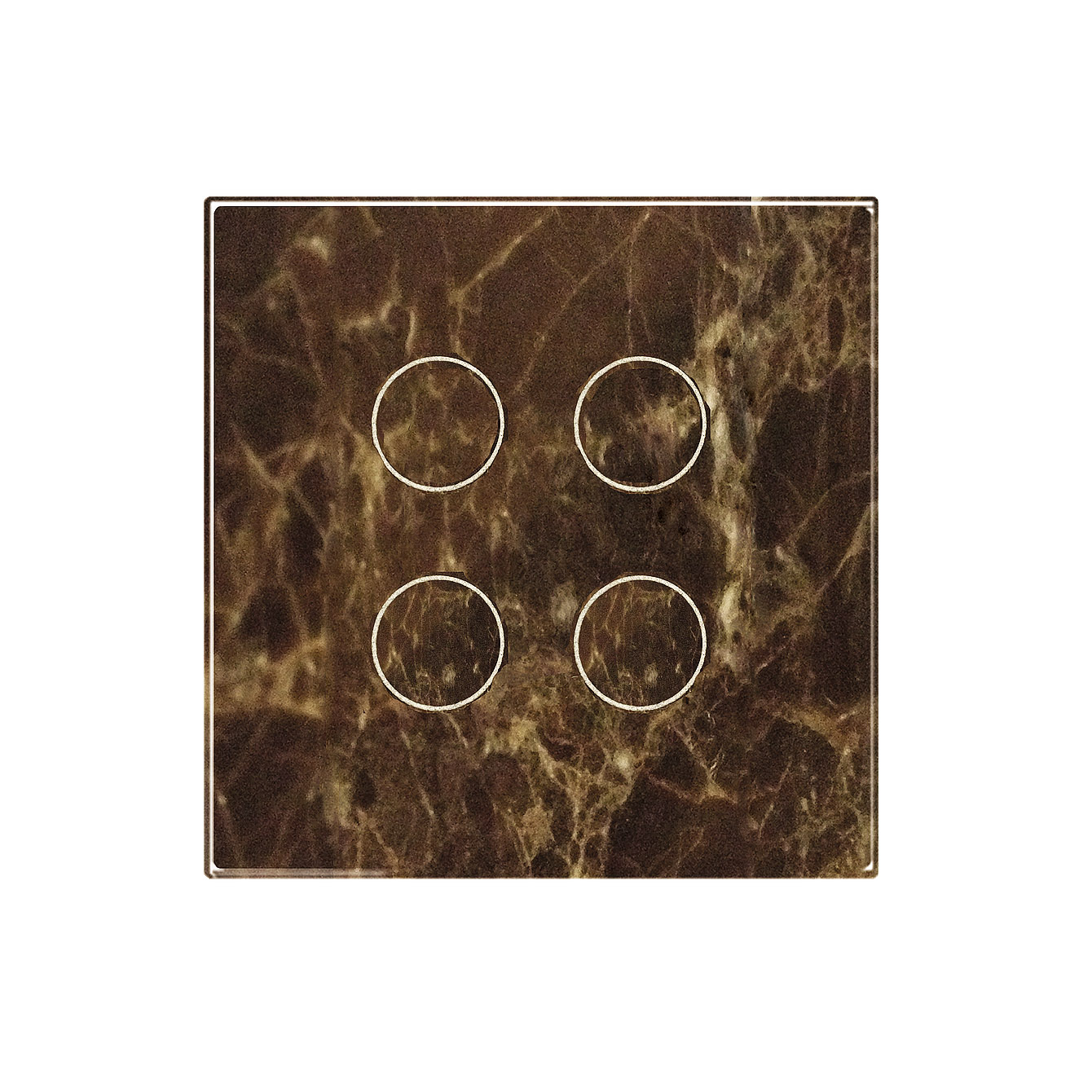 VSI Stone Lighting (BS) - Smarte VITRUM DESIGN Schaltfläche aus „Imperial Marmor“ | Radiamo