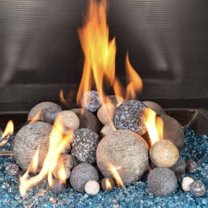Gray Days - Exquisite ENHANCE A FIRE! Feuerkugeln aus Keramik | Radiamo