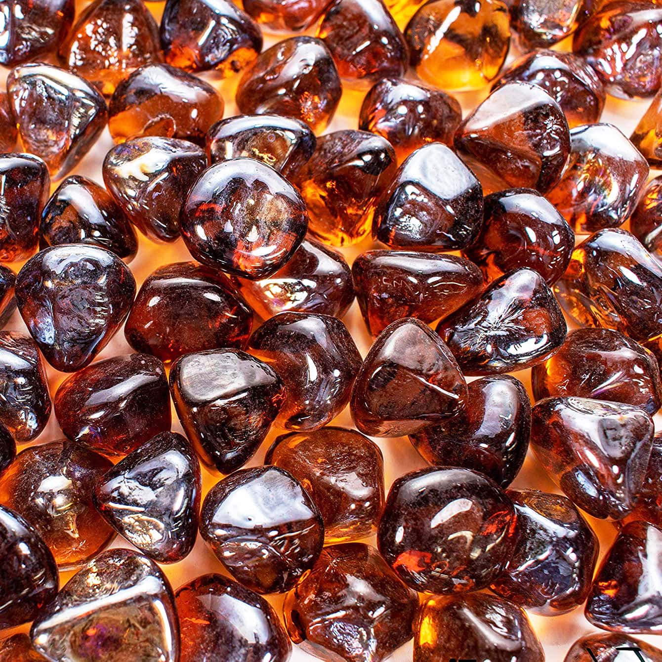 Rusty Diamonds - Feuerfeste ENHANCE A FIRE! Glas-Deko für Feuerstellen | Radiamo