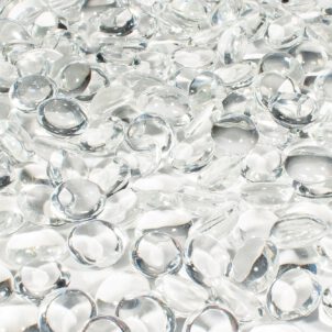 Crystal Iceberg (3/4”) - Exklusive Glas-Deko für Feuerstellen von Enhance a Fire! | Radiamo