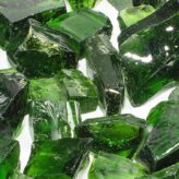 Emerald (3/4”) - Grünes ENHANCE A FIRE! Crushed Glass für Kamin-Deko | Radiamo