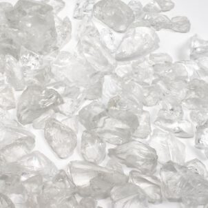 Iceberg (3/4”) - Klares Crushed Glass für Kamin-Deko von Enhance a Fire! | Radiamo