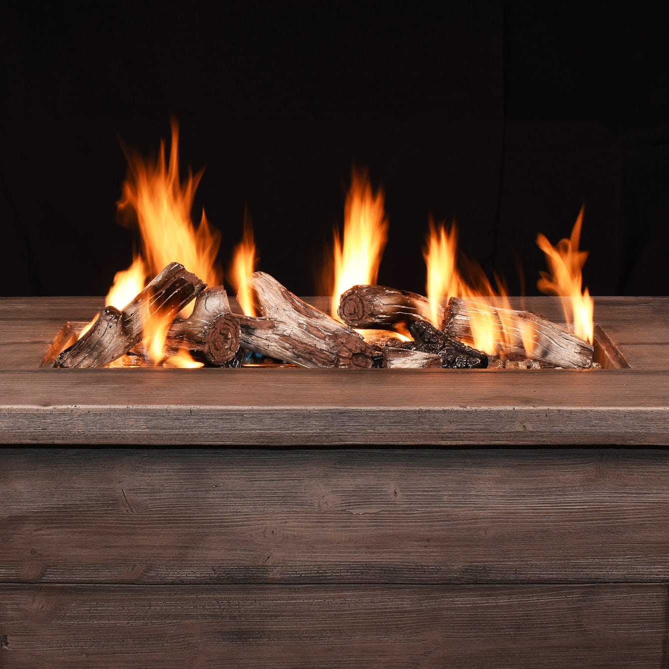 Firepit Log Set (KL) - Klassisches ENHANCE A FIRE! Designer-Holzdeko-Set | Radiamo