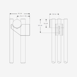Trim (VD) - Doppellagiger ANTRAX IT Heizkörper (20 x 15mm Rohre) für Wohn- & Badraum | Radiamo