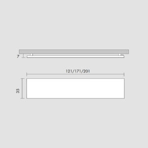Tavola Liscia (H) - Horizontales (4mm) ANTRAX IT Aluminium-Heizpaneel von Andrea Crosetta | Radiamo