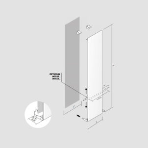 TIF Bath - Stilvolles ANTRAX IT Heizpaneel aus Stahl inkl. Handtuchhalter | Radiamo