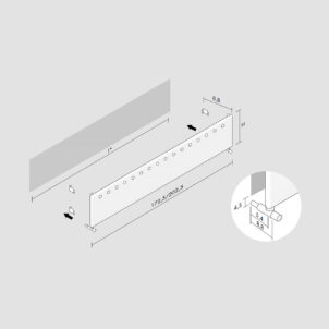 Flat Inox (H) - Horizontales ANTRAX IT Heizpaneel (Edelstahl-Finish) von Andrea Crosetta | Radiamo