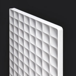 Waffle 41 (V) - Vertikale ANTRAX IT Aluminium-Designheizung (410mm) von Piero Lissoni | Radiamo