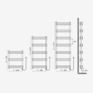 Shelf 35 Elec - Modernes CALEIDO Heizkörper-Regal von James Di Marco | Radiamo